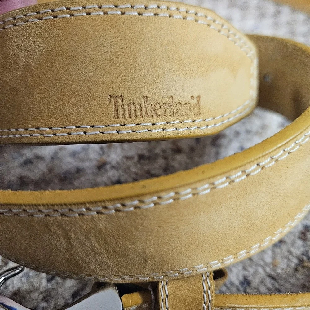 Timberland Women's Belt‎ Italian Leather Light Brown Nude Blonde - 1716-700